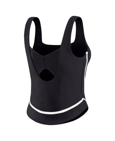 Wear By Erin Andrews Women's Black Las Vegas Raiders Square Neck Tank Top