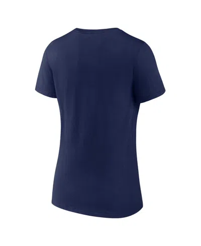 Fanatics Women's College Navy Seattle Seahawks Hometown Defensive Stand V-neck T-shirt