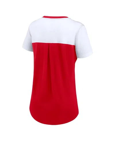 Nike Women's Red Kansas City Chiefs Preferred Yoga Inspired Fashion Top In Red