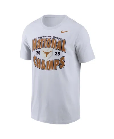 Nike Men's White Texas Longhorns 2025 Ncaa Softball Women's College World Series Champions T-shirt