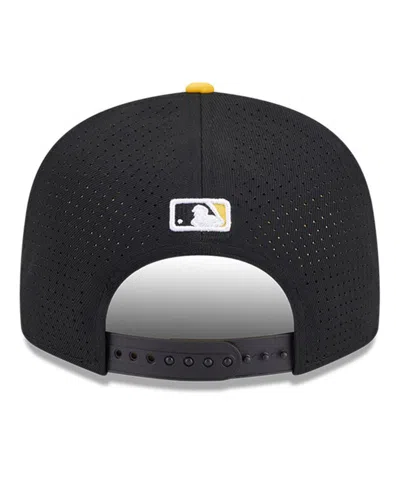 New Era Men's Black/gold Pittsburgh Pirates 2025 Mlb All-star Game Side Patch 9fifty Snapback Hat