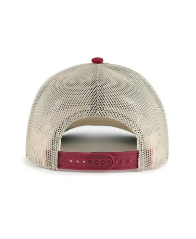 47 Brand Men's Crimson Alabama Crimson Tide Pomona Mesh Hitch Adjustable Trucker Hat