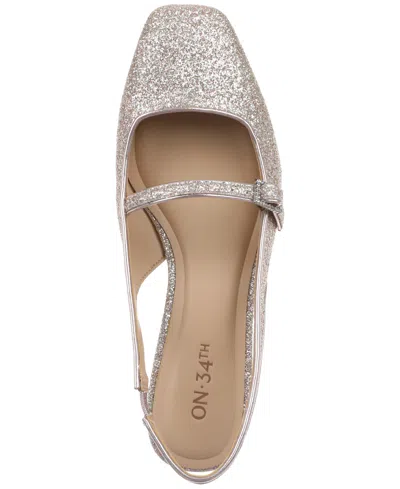 On 34th Women's Ameliaa Buckled Slingback Pumps, Created For Macy's In Brown
