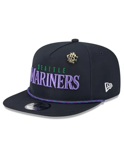 New Era Men's Navy Seattle Mariners 2025 Big League Chew Golfer Snapback Hat