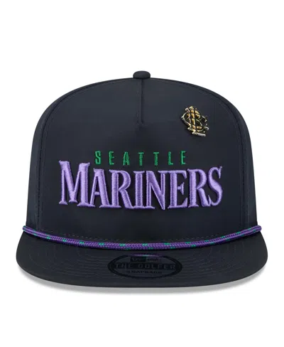 New Era Men's Navy Seattle Mariners 2025 Big League Chew Golfer Snapback Hat