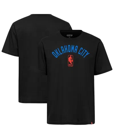 Sportiqe Men's And Women's Black Oklahoma City Thunder Duke Premium T-shirt
