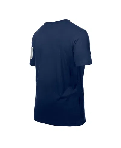 New Era Men's Aaron Judge Navy New York Yankees Design Lab Name Number T-shirt In Blue