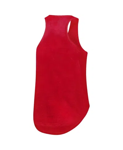 Fanatics Women's Crimson Oklahoma Sooners Plus Size Arch Tank Top In Red