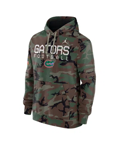 Jordan Men's Camo Florida Gators 2024 Military Appreciation Club Fleece Pullover Hoodie In Multi