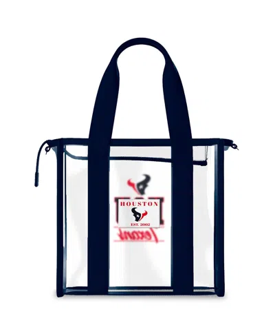 Wear By Erin Andrews Houston Texans Stadium Tote Bag With Team Color Trim Bag