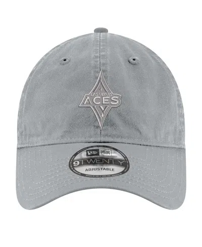 New Era Men's And Women's Gray Las Vegas Aces Core Tonal 9twenty Adjustable Hat
