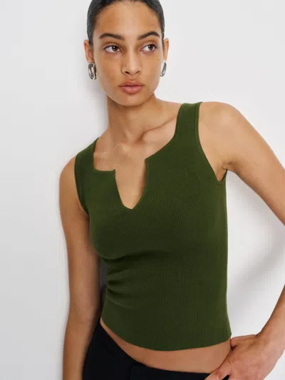 Reformation Rylie Cotton Sweater Tank