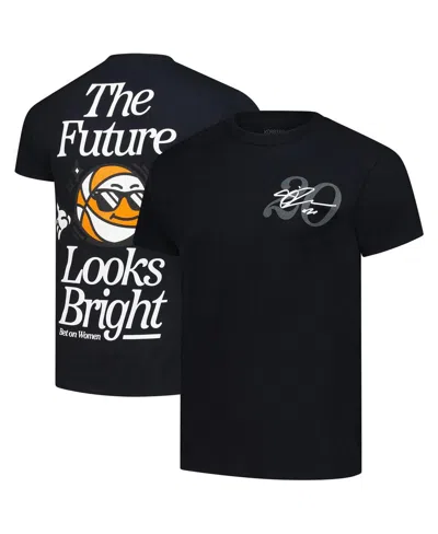 Kür8ted Men's And Women's Sabrina Ionescu Black New York Liberty The Future Looks Bright T-shirt