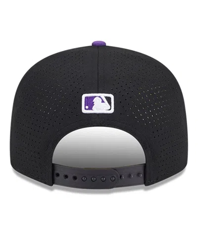 New Era Men's Black/purple Colorado Rockies 2025 Mlb All-star Game Side Patch 9fifty Snapback Hat