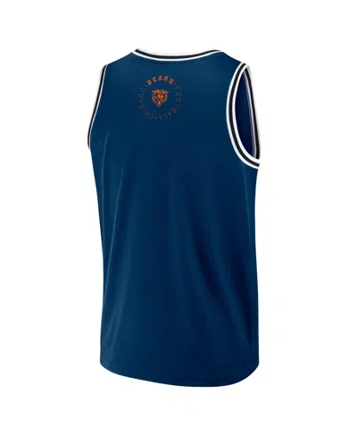 Fanatics Men'sâ Navy Chicago Bears Elements Future Ground Jersey Tank Top In Blue