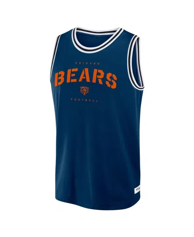 Fanatics Men'sâ Navy Chicago Bears Elements Future Ground Jersey Tank Top In Blue