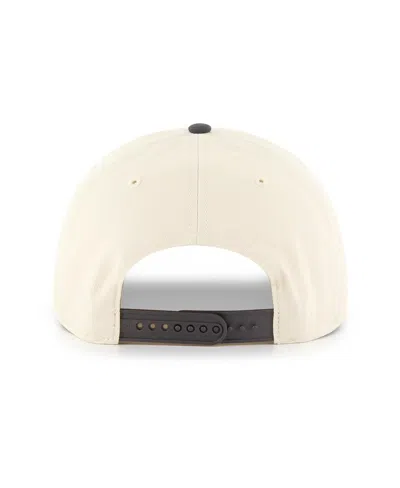 47 Brand Men's Cream/navy Cleveland Cavaliers Roscoe Hitch Adjustable Hat