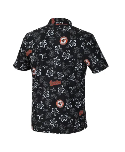 Reyn Spooner Men's Black Baltimore Orioles Cooperstown Collection Performance Polo Shirt In Multi
