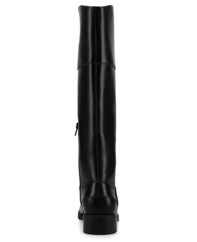 Journee Collection Women's Dressage Round Toe Riding Boots