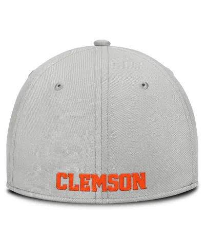 Nike Gray Clemson Tigers Rise Practice Performance Adjustable Hat