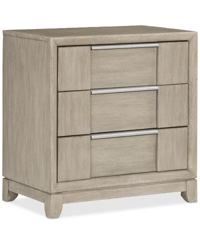 Macy's Kaci Nightstand In Neutral