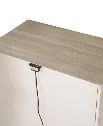 Macy's Kaci Nightstand In Neutral