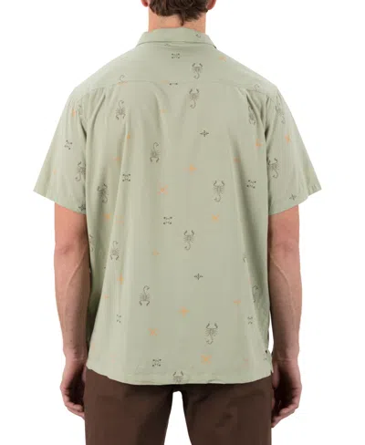 Hurley Men's Rincon Short Sleeve Shirt In Green