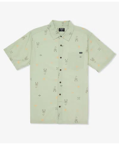 Hurley Men's Rincon Short Sleeve Shirt In Green