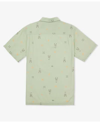 Hurley Men's Rincon Short Sleeve Shirt In Green