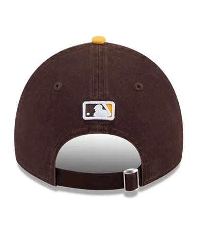 New Era Men's Brown/gold San Diego Padres 2025 Mlb All-star Game 9twenty Adjustable Hat