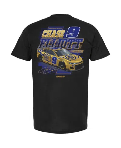 Hendrick Motorsports Team Collection Black Chase Elliott Napa 100th Anniversary Car T-shirt In Black