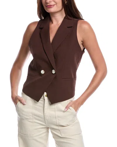 Jones New York Double-breasted Notch Collar Vest