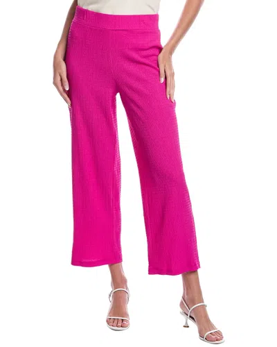Jones New York Pull-on Wide Leg Crop Pant In Pink