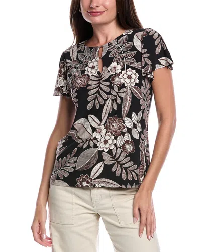 Jones New York Flutter Sleeve Top