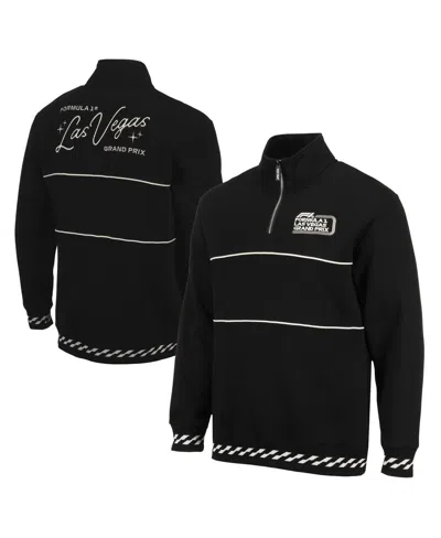 Insomniac Men's And Women's Black Formula 1 2024 Las Vegas Grand Prix Classic Quarter-zip Pullover Sweatshirt