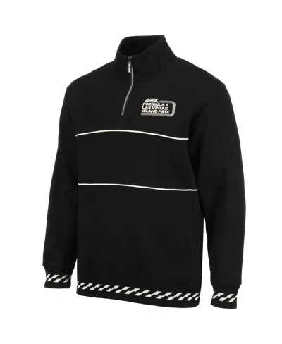 Insomniac Men's And Women's Black Formula 1 2024 Las Vegas Grand Prix Classic Quarter-zip Pullover Sweatshirt