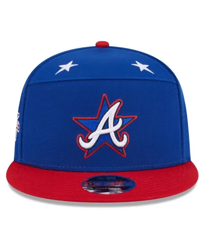 New Era Men's Blue/red Atlanta Braves 2025 Mlb All-star Game Workout Side Patch 9fifty Snapback Hat