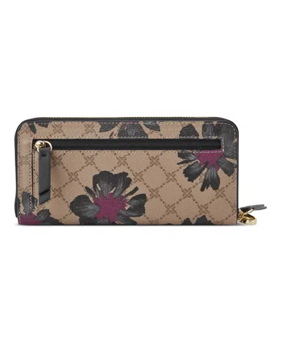 Nine West Lockup 9s Zip Around Wristlet