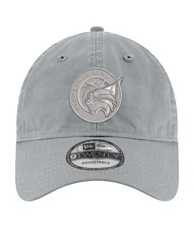 New Era Men's And Women's Gray Minnesota Lynx Core Tonal 9twenty Adjustable Hat