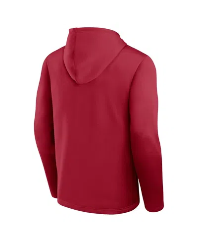 Logo Athletic Men's Scarlet San Francisco 49ers Head Start Pullover Hoodie