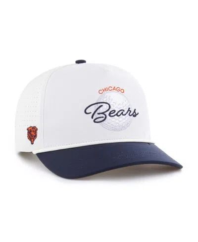 47 Brand Men's White/navy Chicago Bears Gimmie Golf Hitch Rope Adjustable Hat
