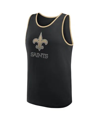 Logo Athletic Men's Black New Orleans Saints Unmatched Success Tank Top