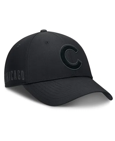 Nike Men's Black Chicago Cubs Primetime Club Performance Adjustable Hat