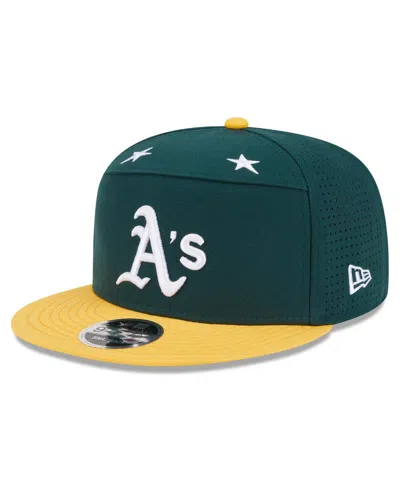 New Era Men's Green/gold Athletics 2025 Mlb All-star Game Side Patch 9fifty Snapback Hat