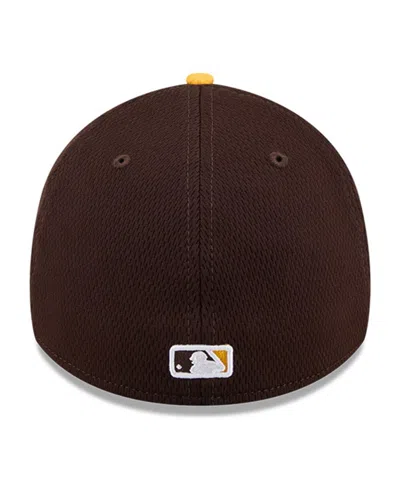 New Era Men's Brown/gold San Diego Padres 2025 Mlb All-star Game 39thirty Flex Hat