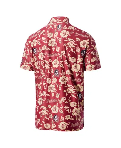 Reyn Spooner Men's Garnet Florida State Seminoles Performance Polo Shirt In Red