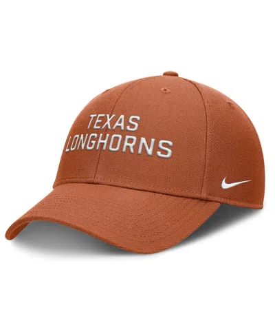 Nike Men's Burnt Orange Texas Longhorns Rise Practice Adjustable Hat