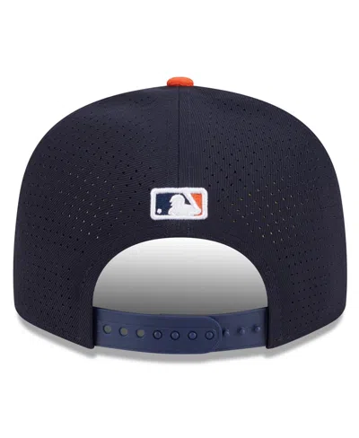 New Era Men's Navy/orange Houston Astros 2025 Mlb All-star Game Side Patch 9fifty Snapback Hat