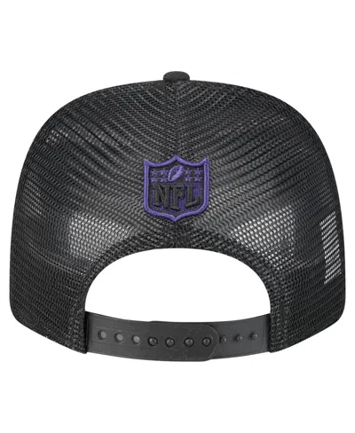 New Era Men's Black Baltimore Ravens Team Collection 9seventy Stretch-snap Adjustable Hat