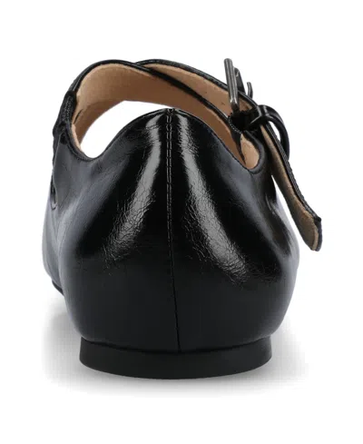 Journee Collection Women's Ivanna Almond Toe Mary Jane Flats